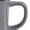 Orion Grey Ceramic Coffee Grinder Decorated Mug 370 ml