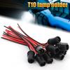 T10 W5W Automotive Wedge Bulb Socket Adapter Extended LED Bulb Socket Adapter Wedge Base Bulb Plug Lights Base Accessories
