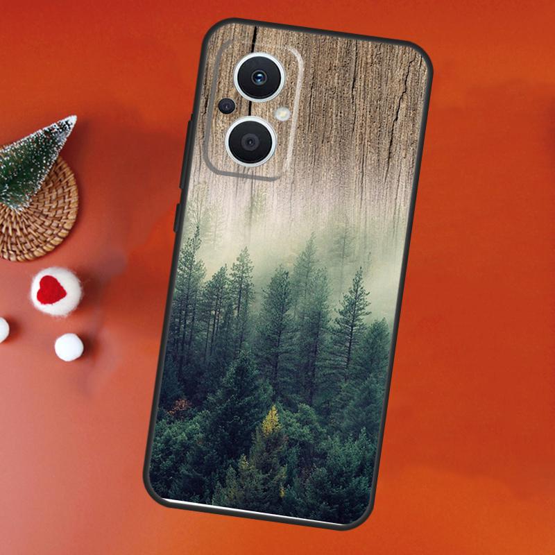 Чехол с узором «Природа дерева» для OPPO Find X8 X6 X9 Pro OPPO Reno 7 8 Lite 10 11 12 13 14 Pro 11F 12F 13F 14F