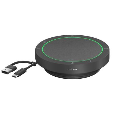 Спикерфон Jabra Speak2 40, конференц-микрофон, динамик, новейшая функция шумоподавления, сертифицированный MS, передовой микрофон с формированием луча, 50 мм, полный