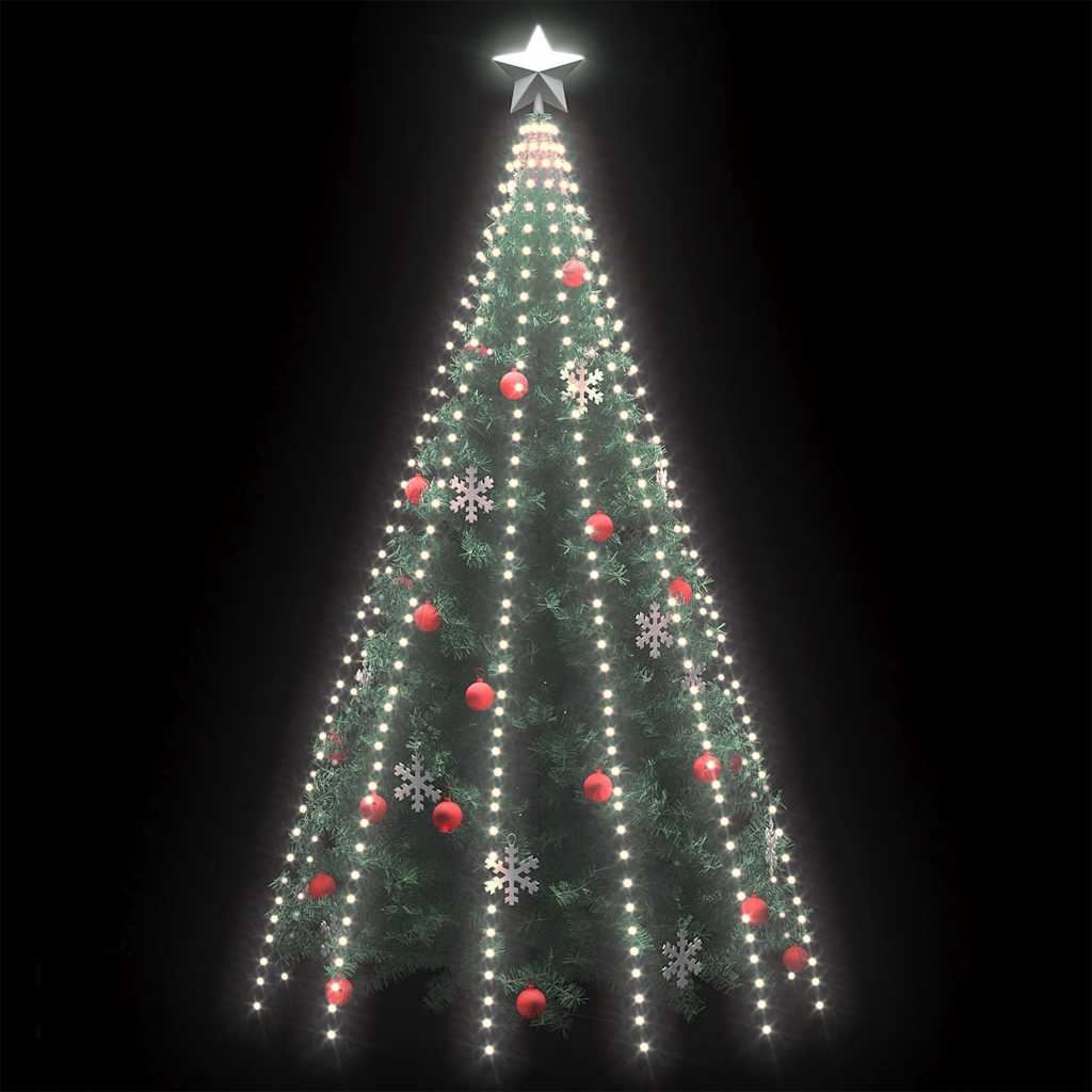 Vidaxl Lampki Na Choinkę, 500 Led, Zimne Białe, 500 Cm, Wewn./Zewn.