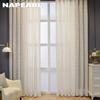1 шт. NAPEARL Cherry Blossom Pattern жаккардовый белый тюль полупрозрачная прозрачная занавеска для гостиной спальни балкона окна домашнего декора