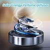 Car Air Freshener Solar Rolling Flavoring Fragrance Decoration Car Interior Accessories Diamond Perfume Diffuser with Essential Oil