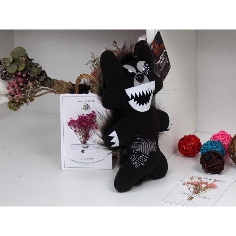 Плюшевая игрушка Fnaf Five Nights At Freddy's Мягкий фиолетовый коричневый черный медведь Рождественский подарок