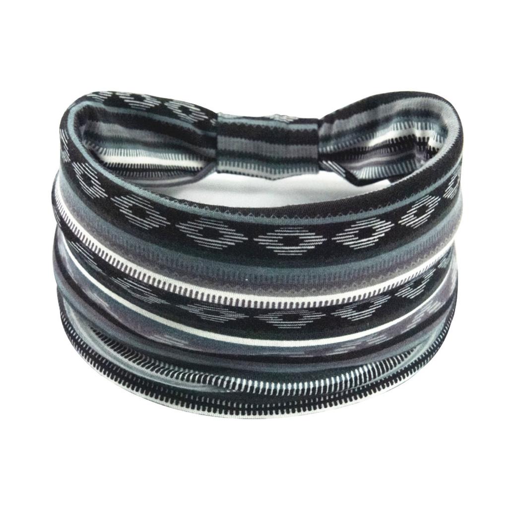 Women's Printed Headband Sports Hair With A Wide Edge Yoga Headband Soft Hair Band Headdress Bundle Hair Band