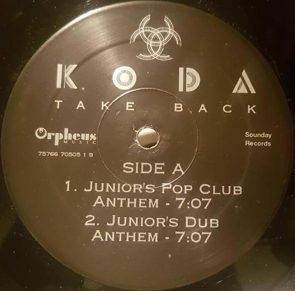 12-дюймовая пластинка KUMI KODA Take Back Remixes 757667050519 Sounday 2001 US Японский Клубная танцевальная Б/у