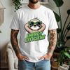 New Summer 100 Pure Cotton TShirt Energy Efficient Sloth Cartoon Style Street Cool Casual Tee Breathable Short Sleeve