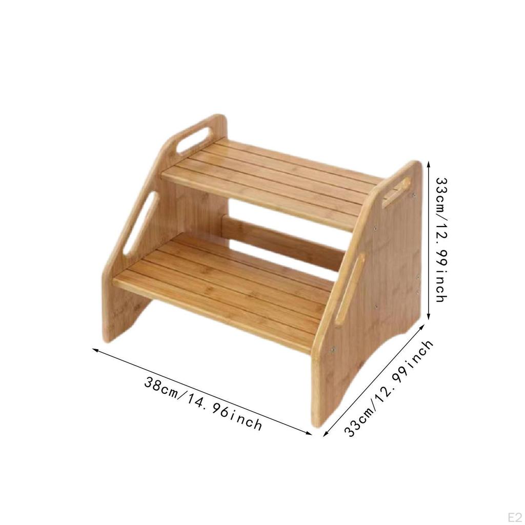 Табурет для унитаза, дополнительная ступенька, двухслойная прочная деревянная лестница-стремянка у кровати