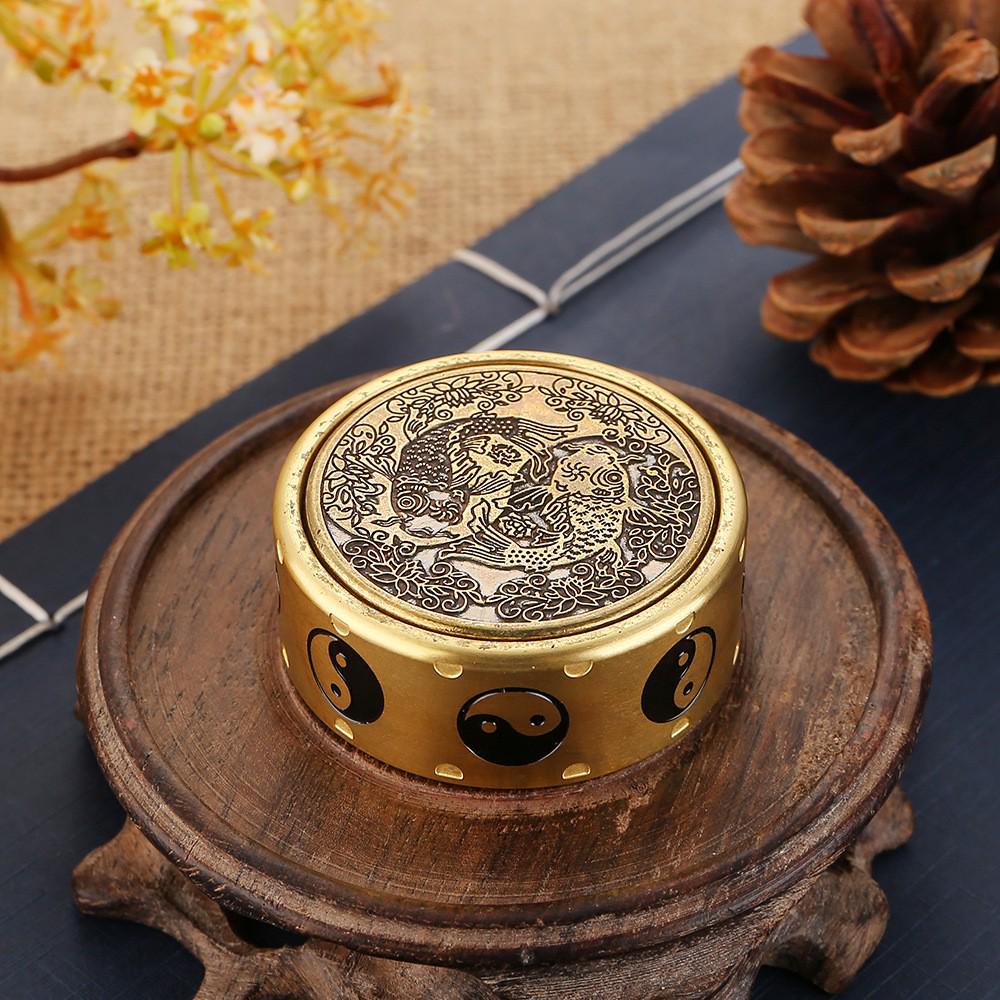 Латунные шестигранные декомпрессионные монеты для зарабатывания денег с изображением пяти императоров, медные монеты, орнамент