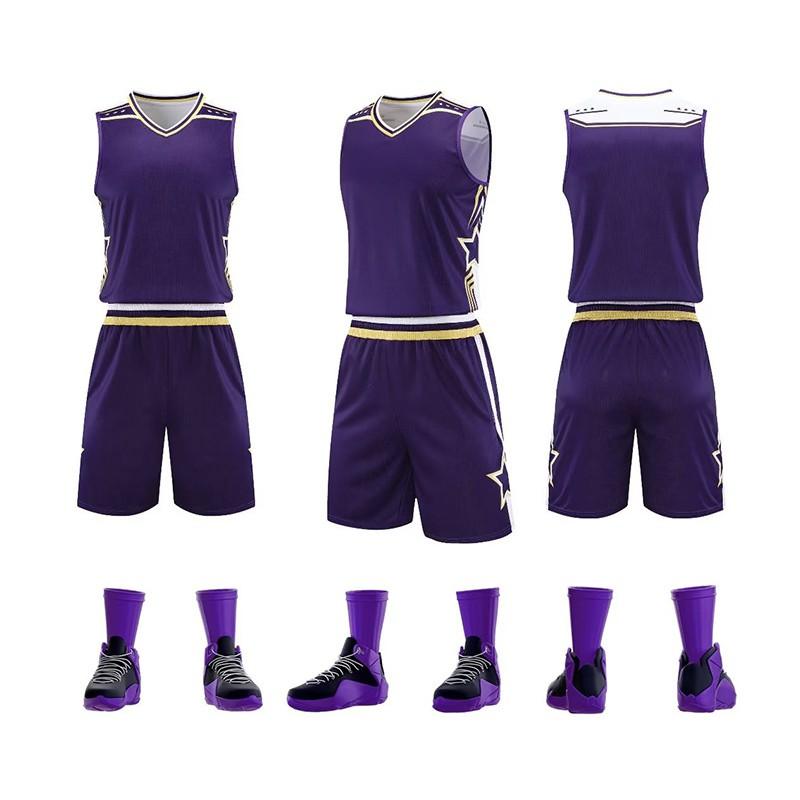 Quick-Dry Basketball Jersey Set Men Women Teens Sports Training Performance Wear