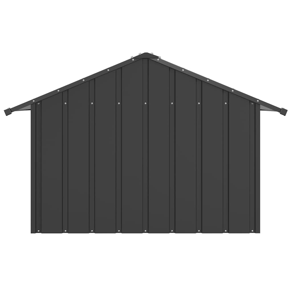 Dog House with Roof 83 x 130 x 85 cm Galvanized Steel