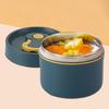 Stainless Steel Lunch Box 650ml Thermal Lunch Box Insulated Lunch Containers Meal Prep Containers for Fruit Salad Meat