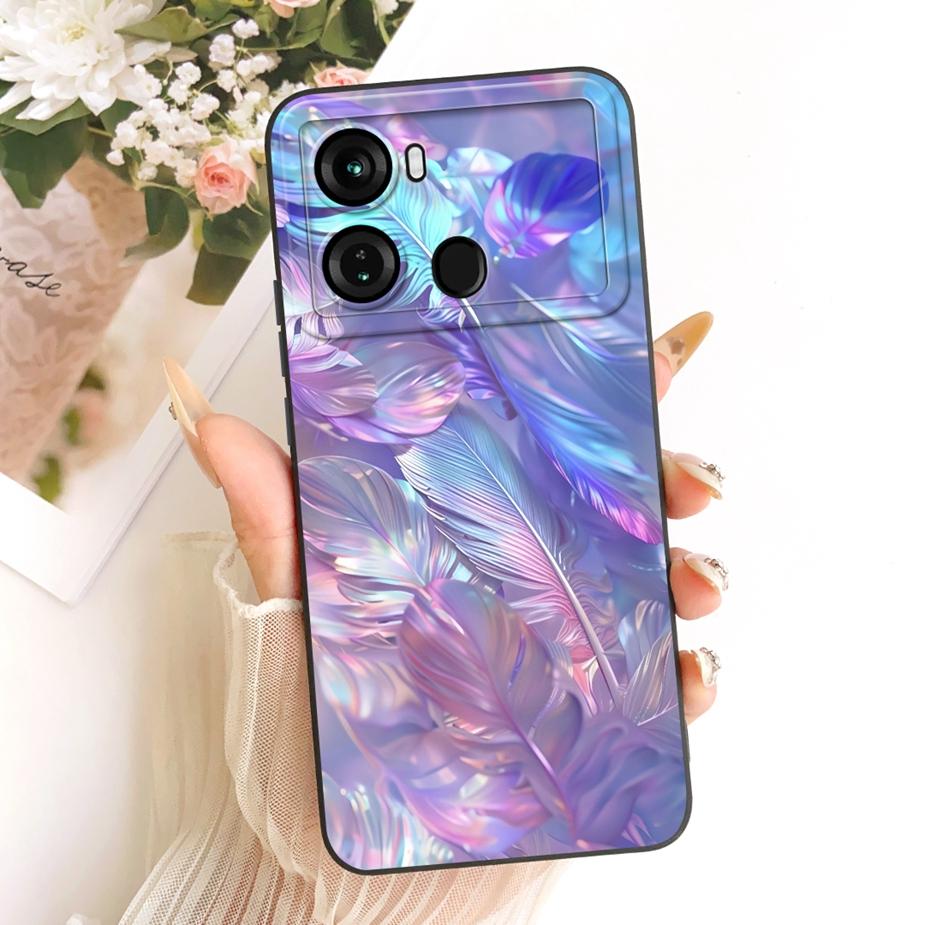 Чехол для Itel P40 Plus P683L Роскошный Чехол с Конфетным Покрасом Мягкий ТПУ Матовый Чехол для Телефона Для Itel P40 P 40 ItelP40 P40+ Задняя Крышка Сумки