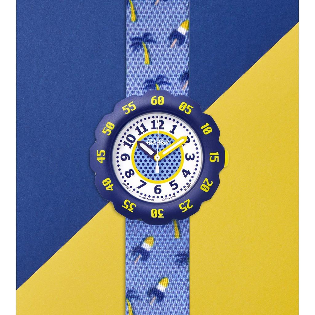 Детские часы Swatch Flik Flak ICY BEACH FPSP013D,