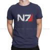 Ретро Футболка для Мужчин Mass Effect ME1 Игровая Одежда Модная Футболка 100% Хлопок Печать Свободный Креативный Подарок