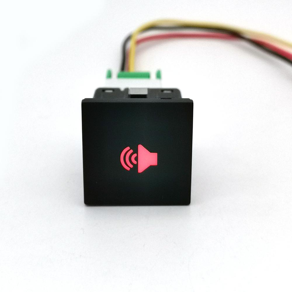 1PC DC12V Car LED DRL Camera Power ON off Fog Light Switch Button with wire For Golf 6 Jetta MK6 Scirocco Touran 2006 - 2012