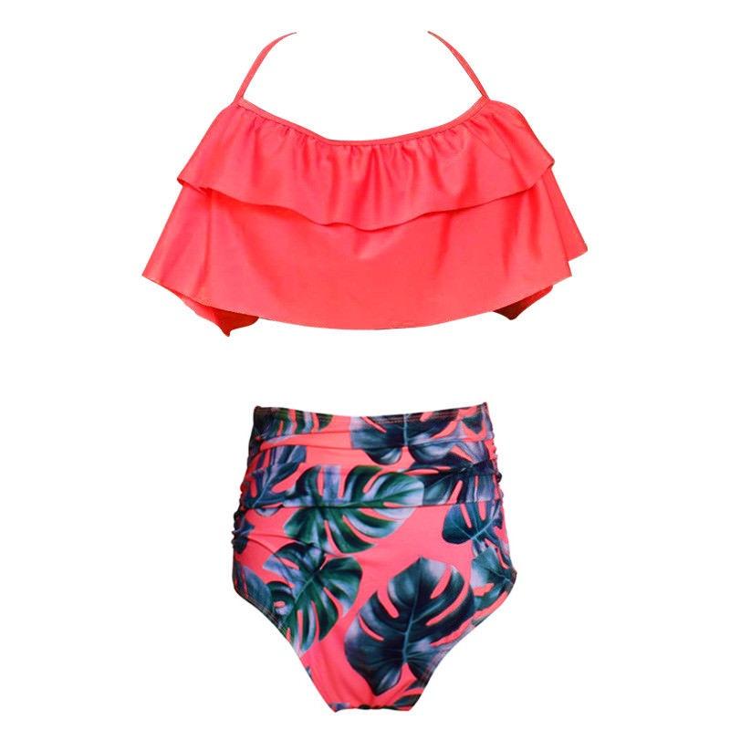 Купальник Премиум Качества Модный Фальбала Женский С Завышенной Талией Комплект Бикини Для Стильного Комфорта