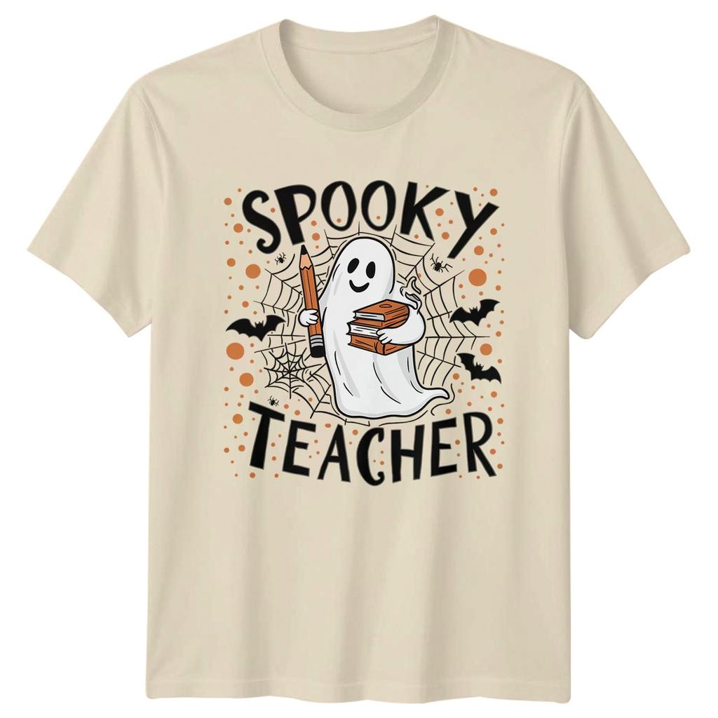 Spooky Teacher Halloween Education Unisexs TShirt Unisexs Tee Graphic Unisex