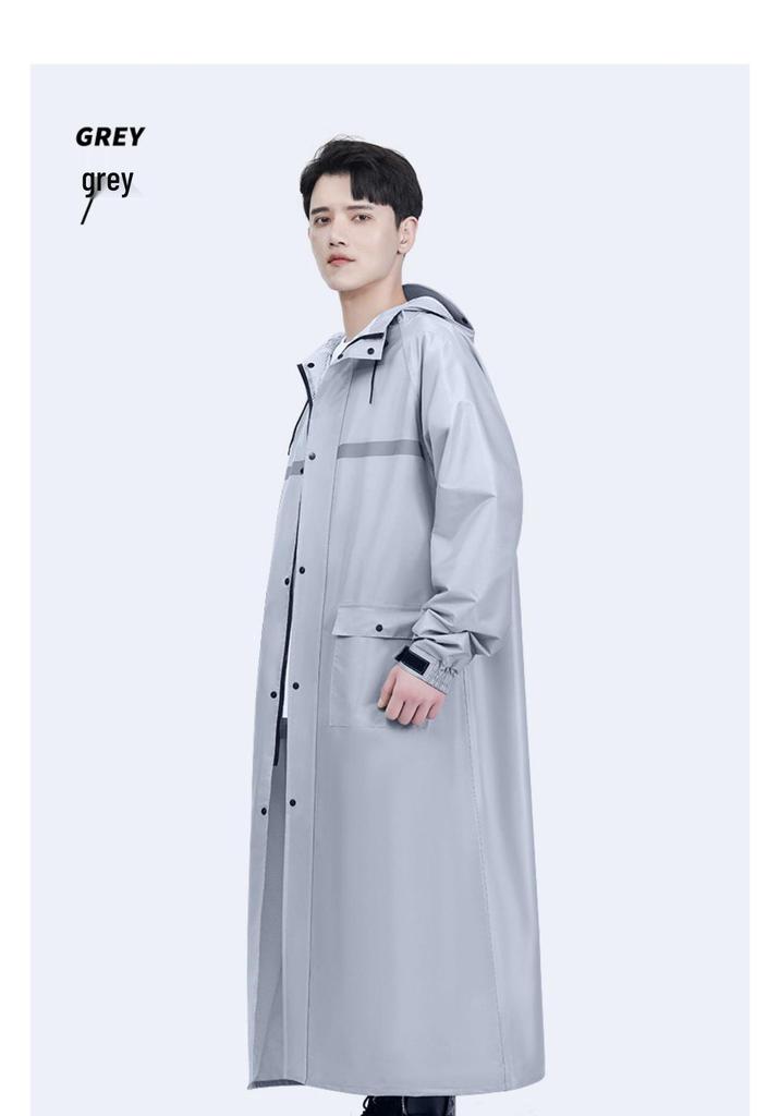 Unisex Full-Body Rainproof Motorcycle Raincoat for Adults