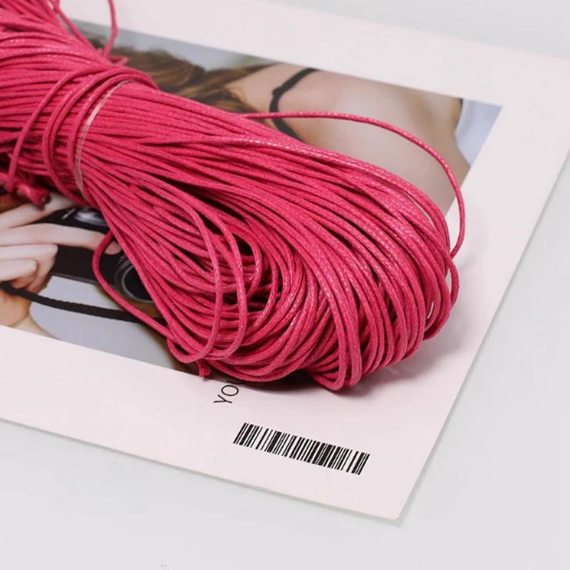 Текстура колотого льда Разноцветные ПУ ремешки Круглый шнур из искусственной кожи Плетеная веревка для рукоделия Изготовление ожерелий и браслетов 45 м 2 мм
