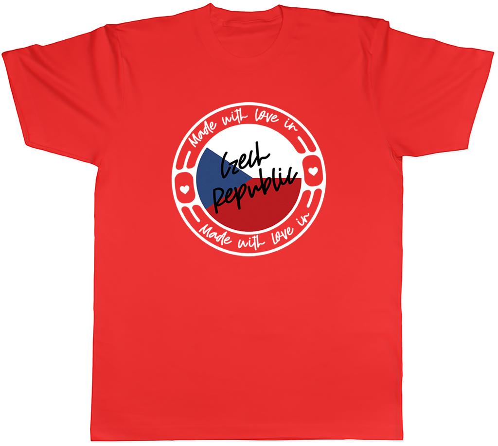 Made With Love In Czech Republic Unisexs Unisex TShirt Tee