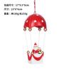 Christmas Tree Hanging Ornaments Resin Snowman Reindeer Santa Decor Home Party Table Desktop Decoration