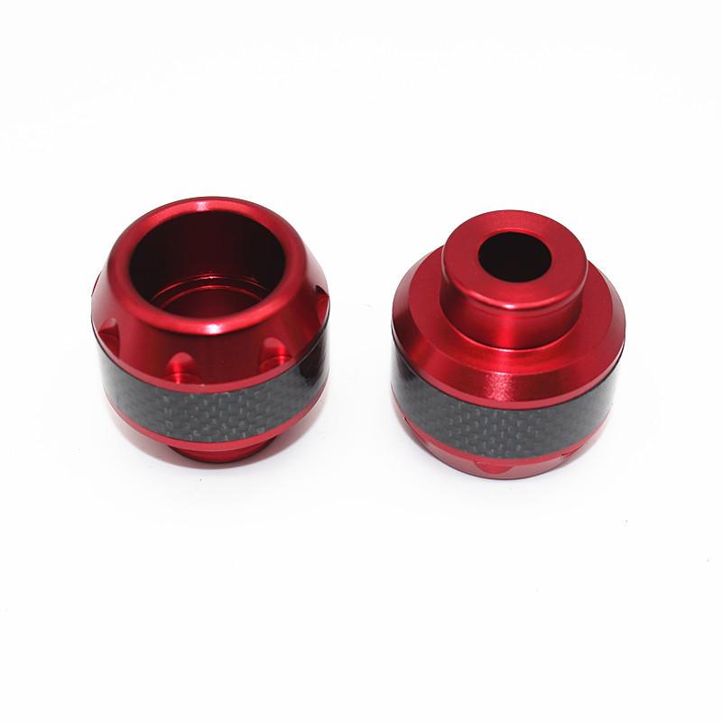 2Pcs Motorcycle Falling Protectors Aluminum Alloy Sliders Motorbike Wheel Tire Moto Crash Safety Explosion-proof Front Fork Cups