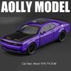 Масштаб 1:32 SRT Hellcat Viper Модель автомобиля Игрушка Амортизация Двери открываются Оттянуть назад Спортивные автомобили Модели Игрушки Металлические украшения