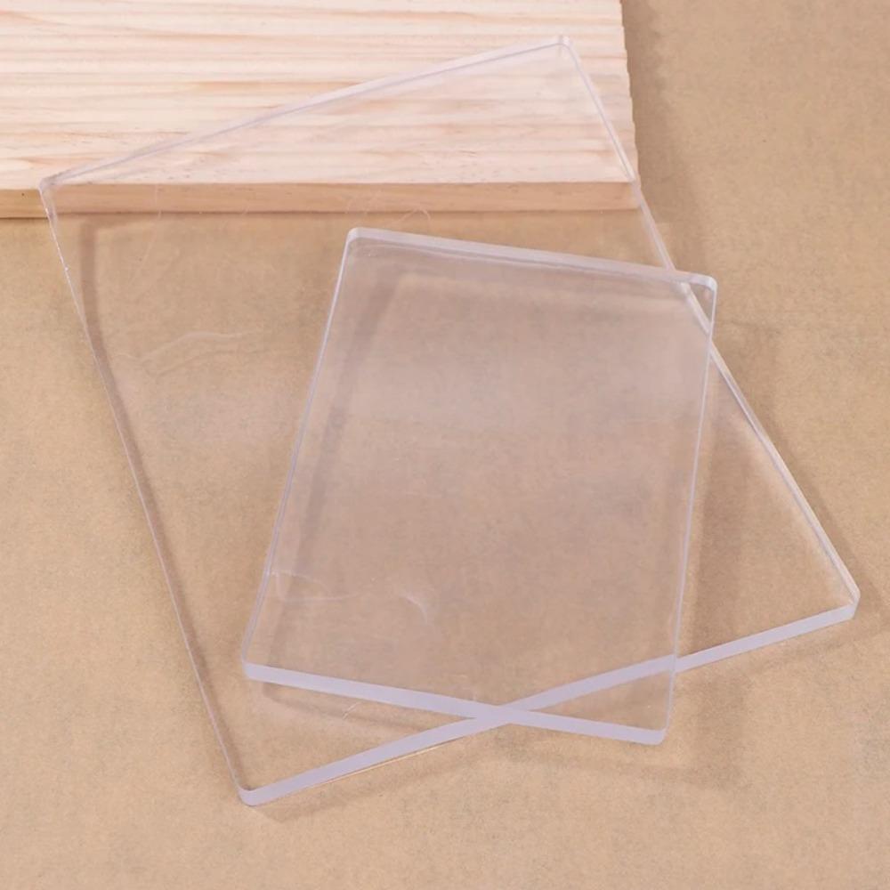 Прозрачная гелевая печатная пластина Силиконовый гель Искусство Прозрачная пластина Новая гелевая пластина Скрапбукинг Искусство