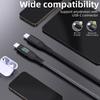 1m USB C to Lightning Cable Digital Display PD 27W Fast Charging Nylon Braided Cord
