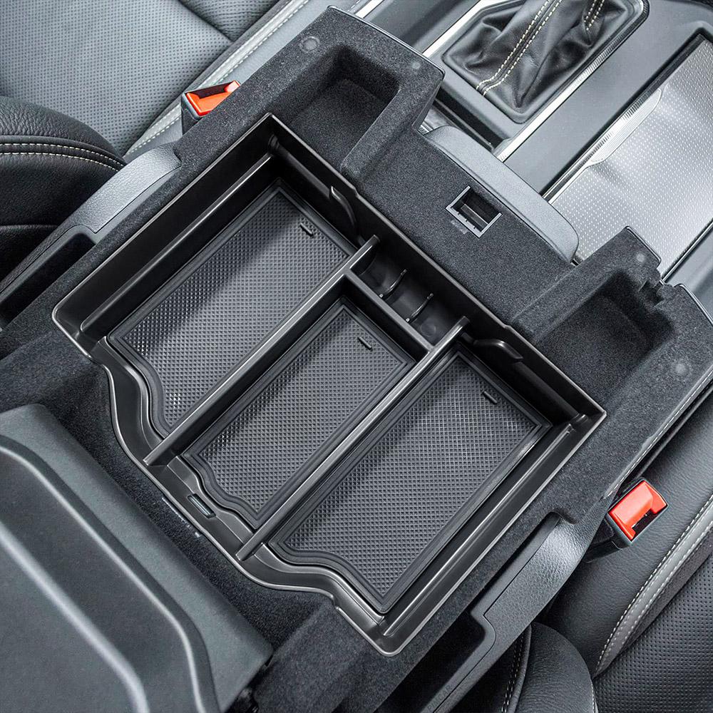 SJL4 Center Console Organizer for Dodge RAM 1500 2500 3500 2024 2023 2022 2021 2020 2019 Armrest Box Insert Tray Interior Accessories