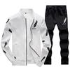 Men Sportswear Hoodies Set Spring Suit Clothes Tracksuits Male Sweatshirts Coats Track Suits Joggers Plus Size Autumn 