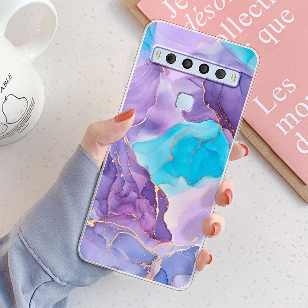 For TCL 10L Cases T770H T770B Cover Shockproof Clear Soft Silicone Phone Case For TCL 10 Lite /TCL10T TCL10Lite Fashion Funda