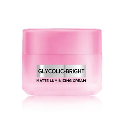 Крем L’Oréal Paris Glycolic Bright Матирующий с эффектом сияния, Мгновенный усилитель сияния, Осветляет темные пятна, 15 мл