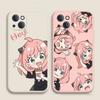 Аниме SPY FAMILY Чехлы для телефона из силикона для пары на iPhone 15 13 14 12 11 Pro Max Mini X XR XS 7 8 Plus SE Аня Форджер Чехлы Сумки