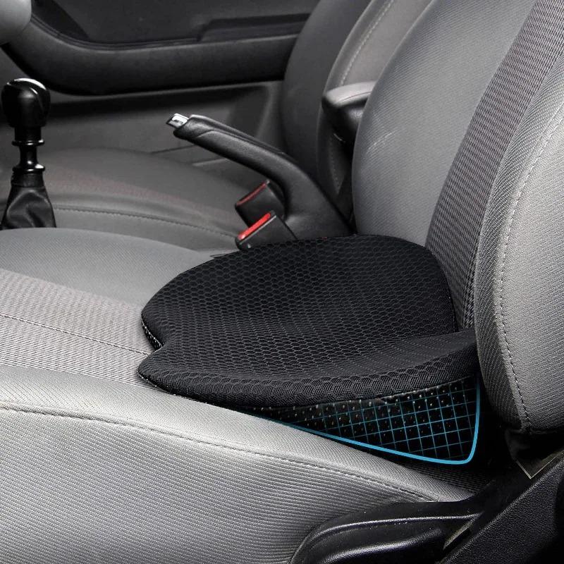 Sciatica Lower Back Pain Relief Car Seat Cushion New 2 in 1 Memory Foam Seat Pad for Car Driver Seat Comfort Ergonomic