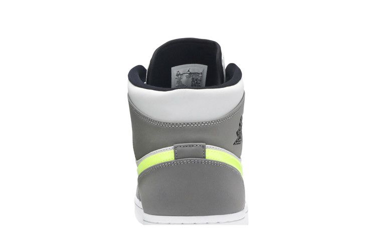 Men's Sneakers Jordan 1 Mid Gunsmoke Volt Gunsmoke/Volt-Neutral Grey-White-Black