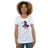 Disney Womens/Ladies Mickey Mouse Tongue Cotton T-Shirt
