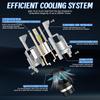 2 шт. Светодиодные фары D2S D4S CANBUS HID D2R D4R Turbo LED 30000 лм 300 Вт Двусторонние 30 шт. Чип CSP 6000K Plug And Play Автомобильная лампа Ксенон