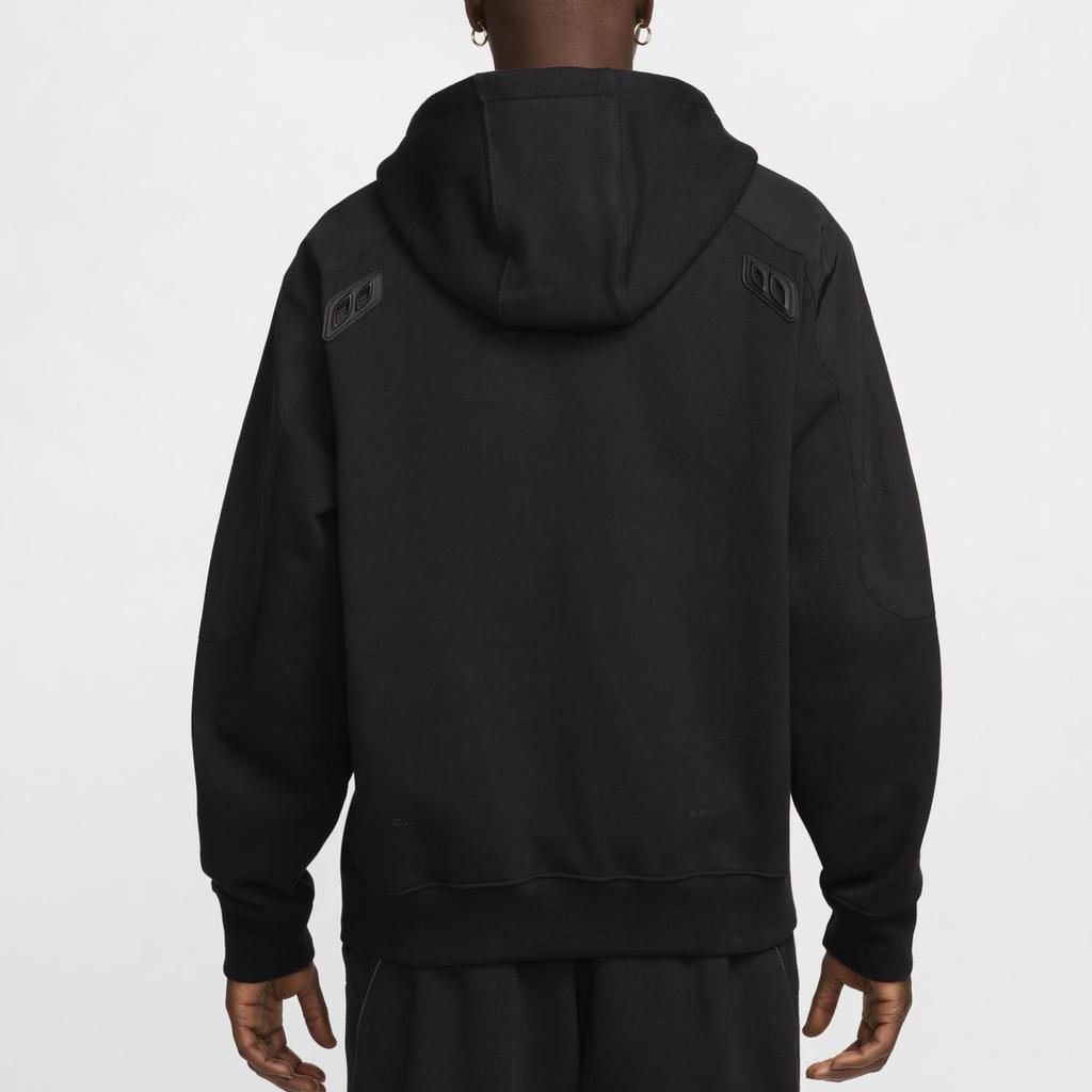 Nike X Lart De Lautomobile Nocta SS24 однотонный повседневный пуловер с капюшоном топы унисекс черный FD2204-010