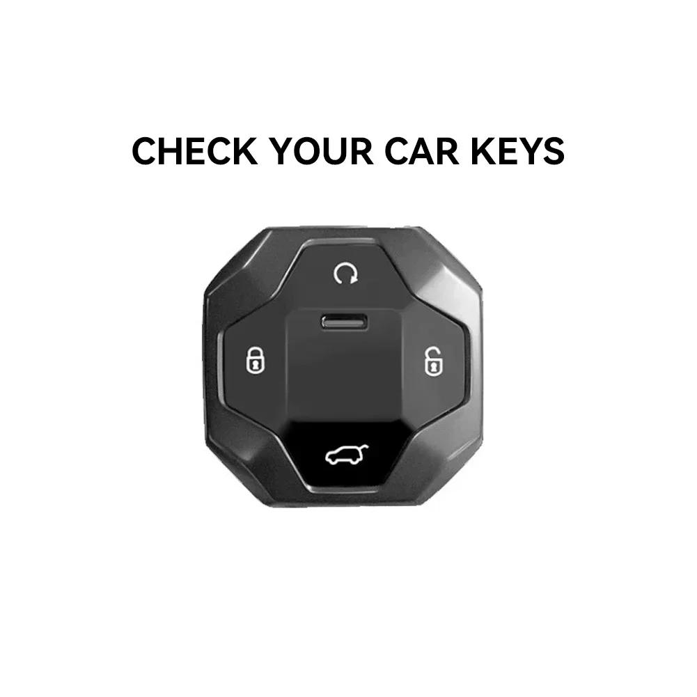 Кожаный чехол для автомобильного ключа защитный чехол для Chery Jetour для Genesis Traveller T2 X90 X70 X95 DASHING X-1 Plus DTC L9 Kechain