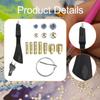 Fixed GEM Craft Applicator with 7 Tips for Card Making Clothes Embossing Pink