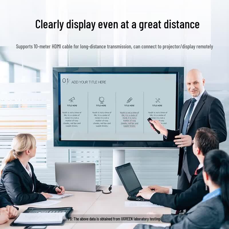 Ugreen Активный адаптер DisplayPort на HDMI 4K@60Hz