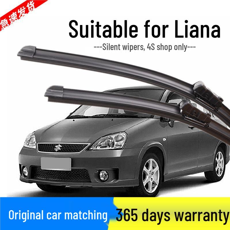 Бескаркасная полоска резинки стеклоочистителя для моделей Suzuki Liana 2005-2008, размеры 11-13