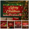 Красный Счастливого Рождества Фотофон Ткань Рождественские Украшения Взрослые