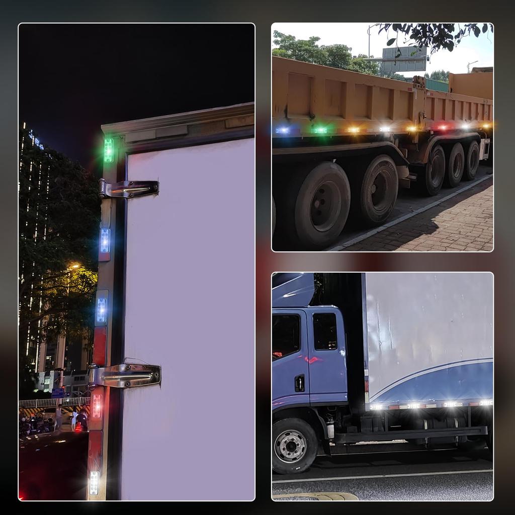 Ygmylandbb Светодиодный боковой габаритный фонарь для грузовика, прицепа, автомобиля, габаритный огонь, плечевой огонь, задний боковой