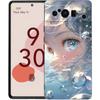 Чехол для телефона Google Pixel 8 A 7 6 Pro 6A 5G черный мягкий противоударный чехол силиконовый TPU чехол с рисунком милых глаз