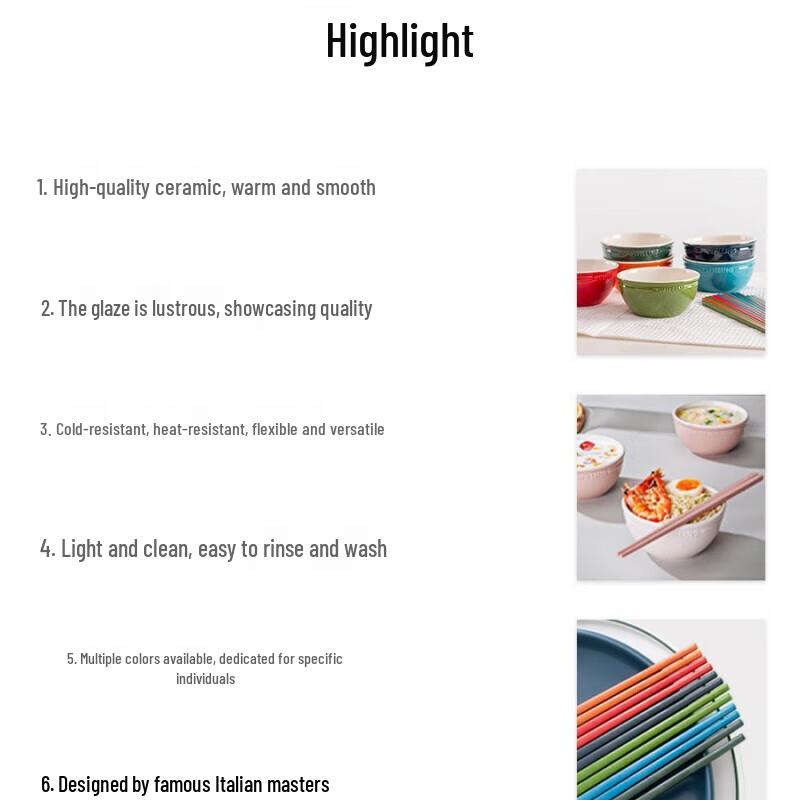 ZWILLING Now Ceramic Small Bowl 6-Piece Set (12cm)