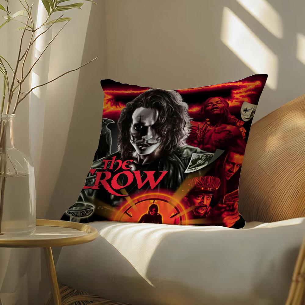 The Raven Pillow Case Pattern Printed Pillowcase for Living Room Sofa Cushion Cover  Bedroom Decor