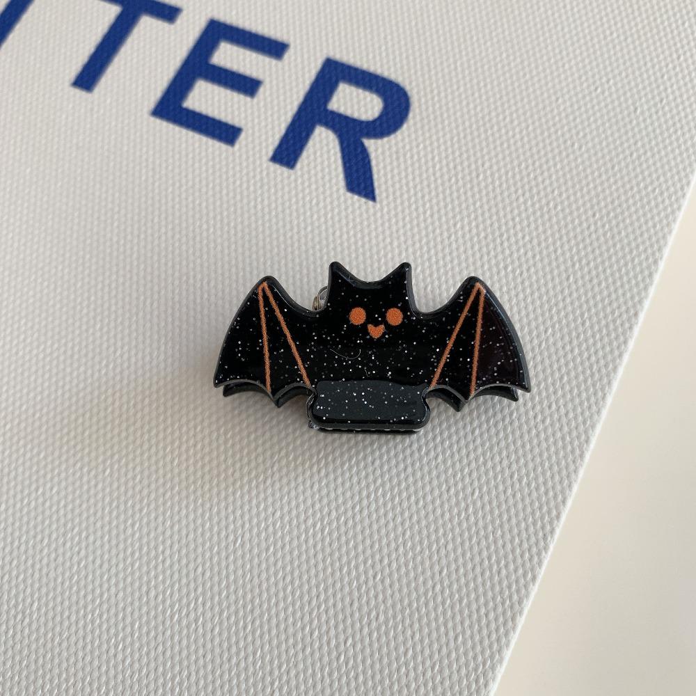 Small Halloween Mini Grab Clip Bat Halloween Hairpin Funny Spooky Hair Claw  Girls